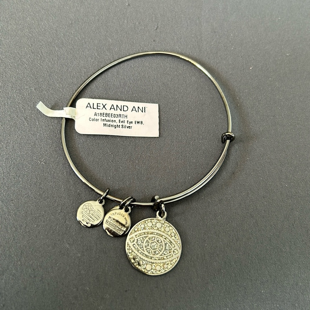 NWOT alex and ani evil eye bracelet